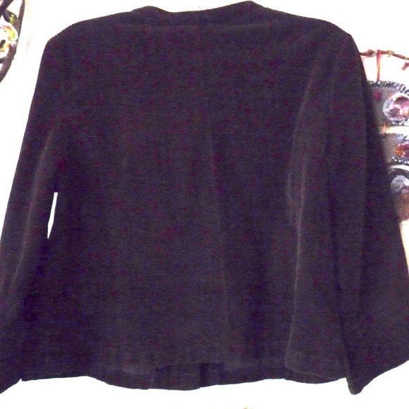 LAL brown corduoroy jacket cropped PL cute buttons - Picture 2 of 6